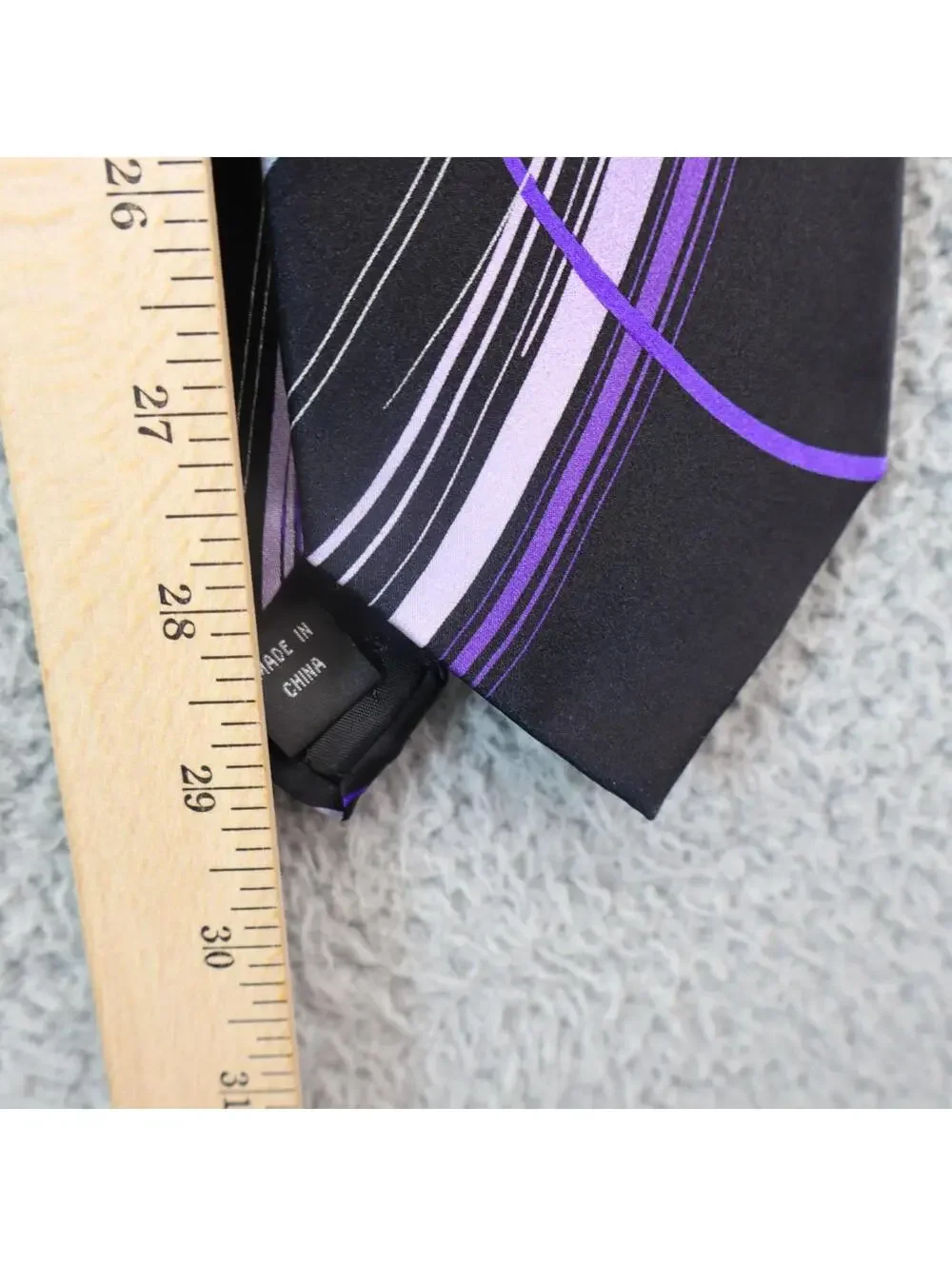 J Garcia Necktie Silk Black Abstract Limited Collection 56